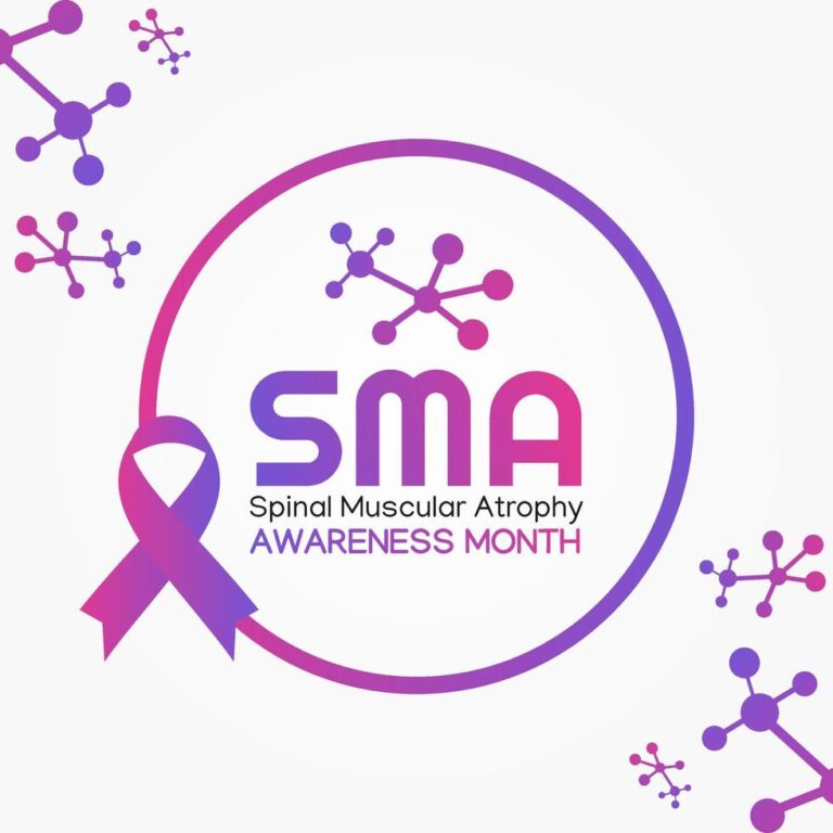 spinal-muscular-atrophy-awareness-month-lllustration-free-vector